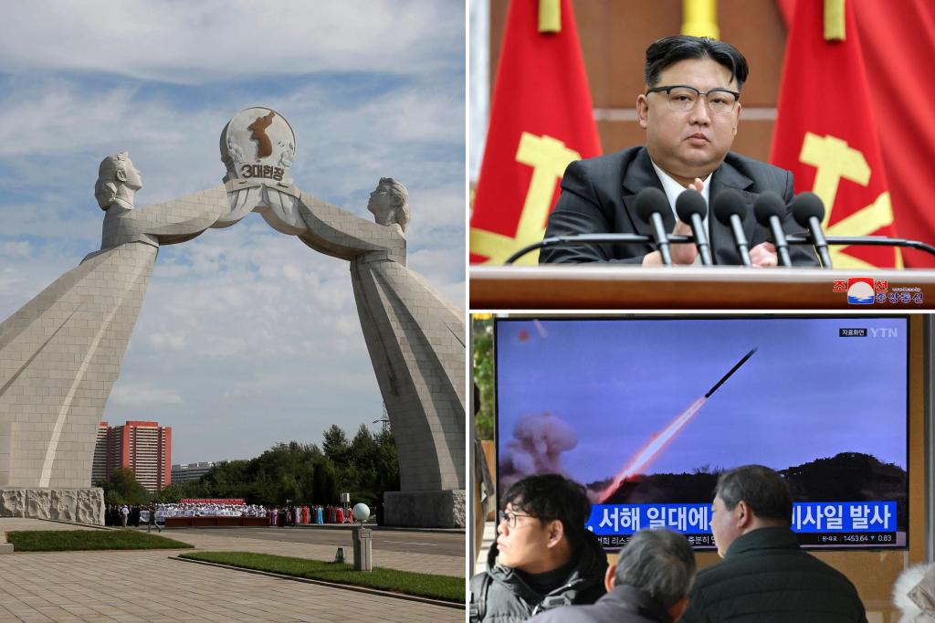 North Korea appears to demolish âreunification archâ as Kim Jong Un dimissed ties with South